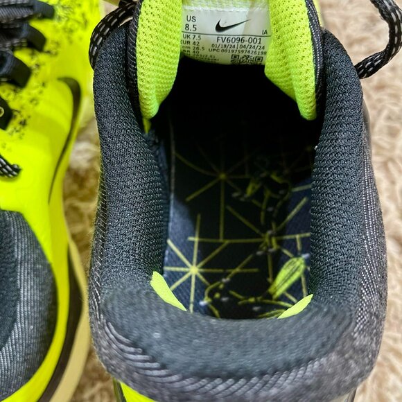 Nike Alpha Huarache NXT MCS Baseball Cleats Black/Life Lime FV6092-001 Men’s 8.5 - Picture 11 of 16